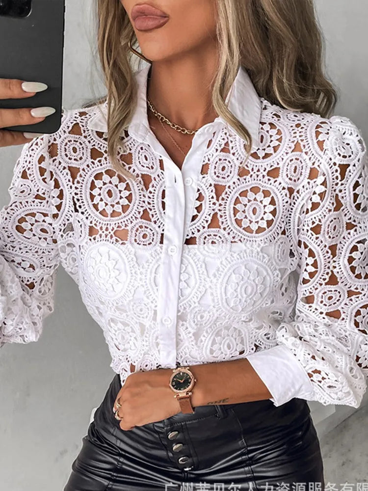 Camisa de Renda Emma