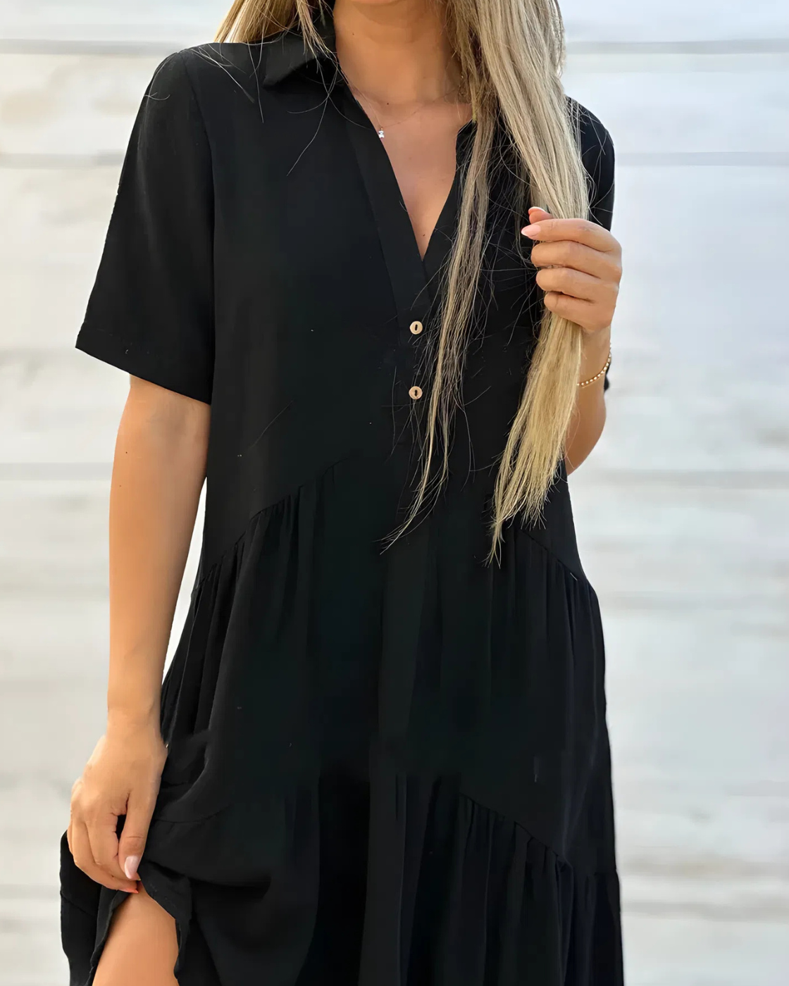 Vestido Casual Amanda | Estilo Vintage - (Leve e Soltinho)