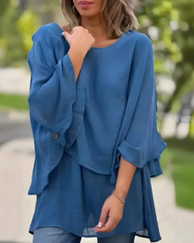 Camisa Mel | Vintage - Linho Puro (Leve e Soltinho)