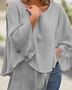 Camisa Mel | Vintage - Linho Puro (Leve e Soltinho)